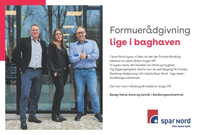 Annonce for  Spar Nord Bank A/S
